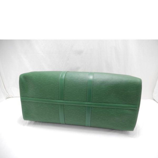 54025 3 Louis Vuitton Keepall 55 Bag Epi Borneo Green