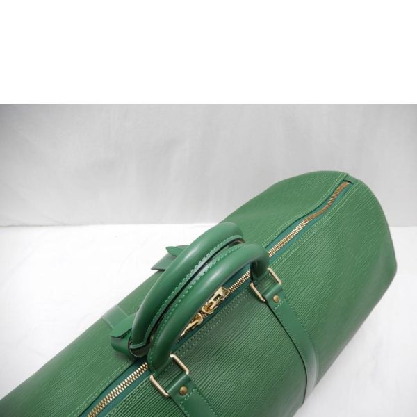 54025 4 Louis Vuitton Keepall 55 Bag Epi Borneo Green