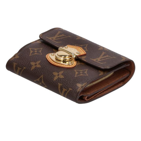 54089 3 Louis Vuitton Portefeuil Joy Monogram Wallet Brown