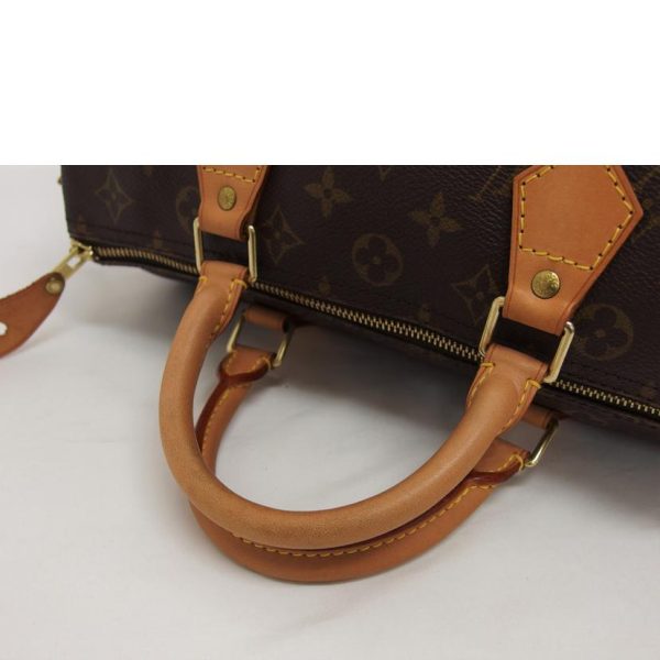 54140 4 Louis Vuitton Speedy 30 Monogram Bag Brown