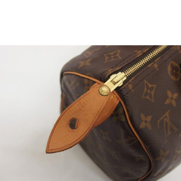 54140 5 Louis Vuitton Speedy 30 Monogram Bag Brown