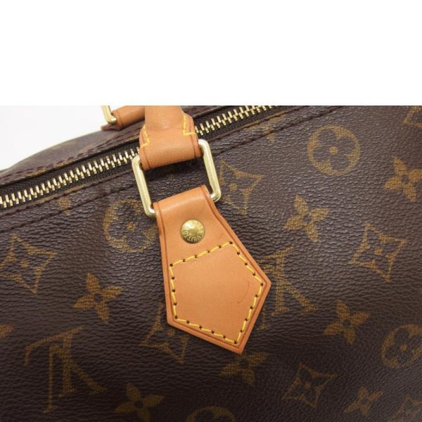 54140 9 Louis Vuitton Speedy 30 Monogram Bag Brown