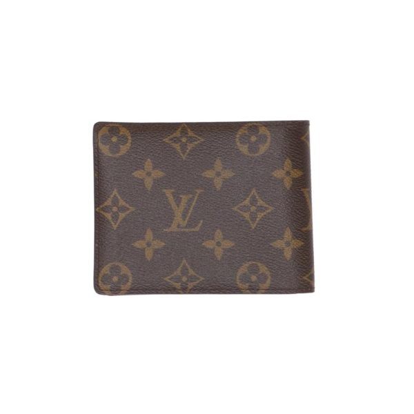 54195 2 Louis Vuitton Portefeuille Florin Monogram Wallet Brown