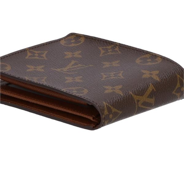 54195 3 Louis Vuitton Portefeuille Florin Monogram Wallet Brown