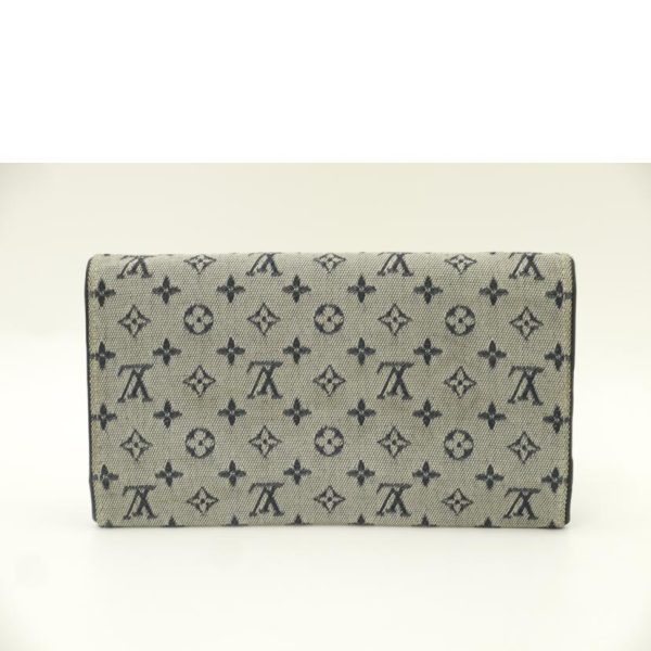 54197 2 Louis Vuitton Porto Tresor International Monogram Mini Wallet Navy