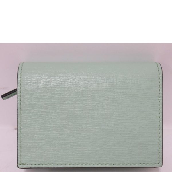 54201 2 Gucci Compact Wallet Bananya Mint Green