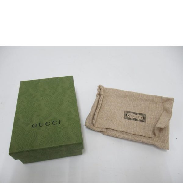 54201 6 Gucci Compact Wallet Bananya Mint Green