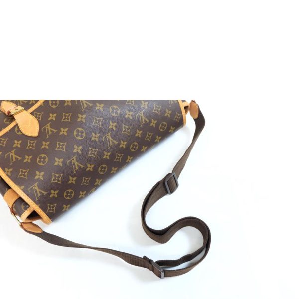 54236 4 Louis Vuitton Givessière GM Monogram Shoulder Bag Brown