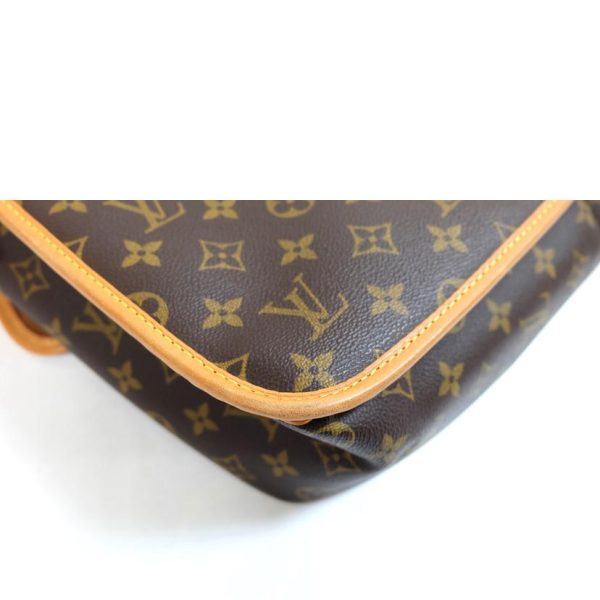 54236 6 Louis Vuitton Givessière GM Monogram Shoulder Bag Brown