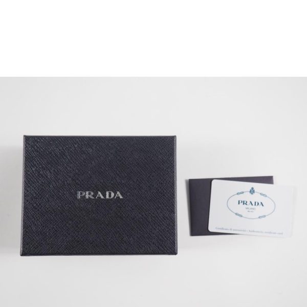 54278 7 Prada Bi Fold Wallet Black