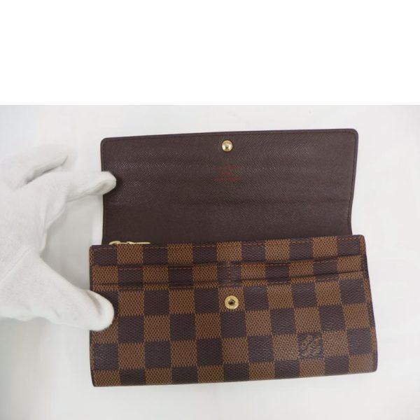 54286 5 Louis Vuitton Portefeuil Sarah Damier Wallet Ebene