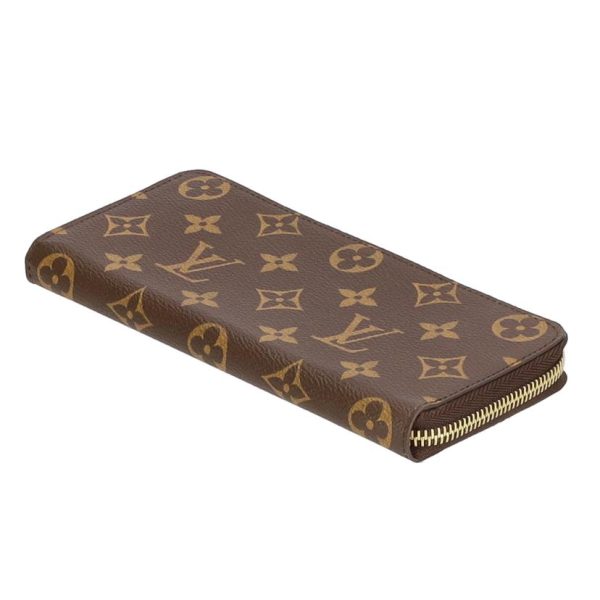 54300 3 Louis Vuitton Monogram Portefeuille Clutch Bag Brown