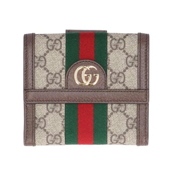 54347 1 Gucci Ophidia French Flap Wallet