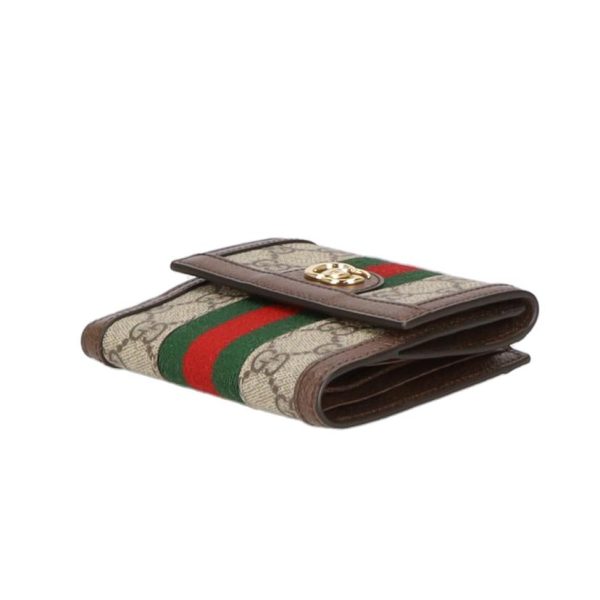 54347 3 Gucci Ophidia French Flap Wallet