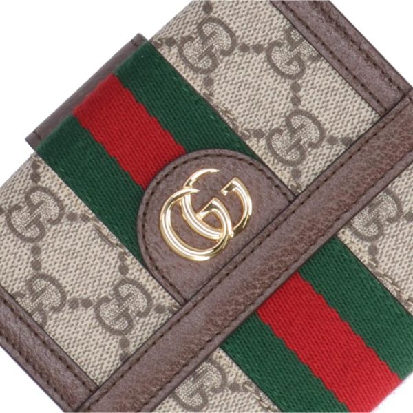 54347 4 Gucci Ophidia French Flap Wallet