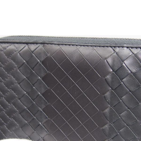 54453 8 Bottega Veneta Intrecciato Round Zipper