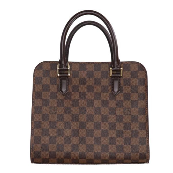 54519 1 Louis Vuitton Triana Damier Bag Ebene