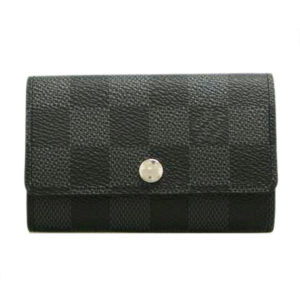 54521 1 Louis Vuitton Multicle 6 Key Holder Damier Graphite