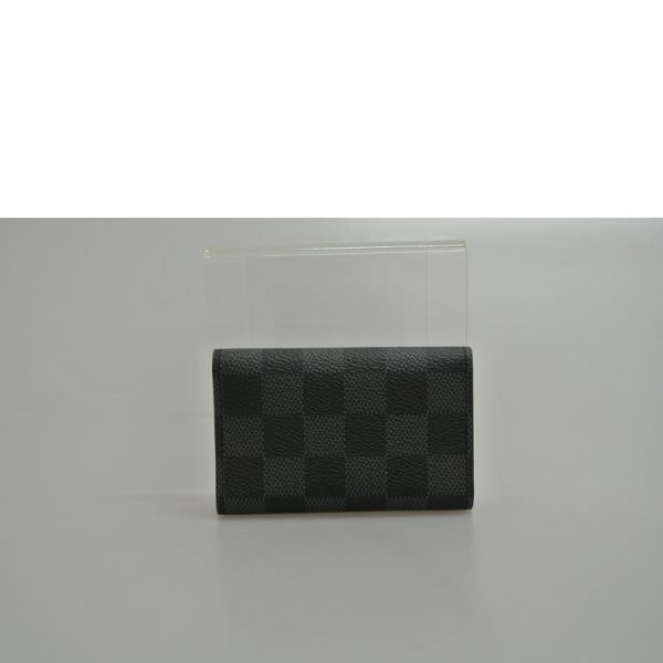 54521 2 Louis Vuitton Multicle 6 Key Holder Damier Graphite