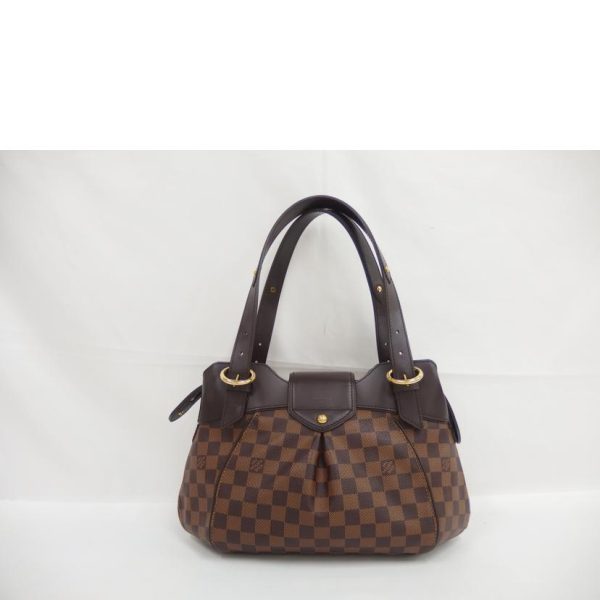 54533 2 Louis Vuitton Sistine PM Damier Ebene Handbag Brown