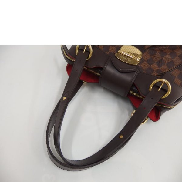 54533 3 Louis Vuitton Sistine PM Damier Ebene Handbag Brown