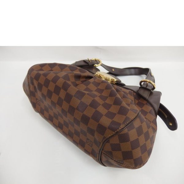 54533 4 Louis Vuitton Sistine PM Damier Ebene Handbag Brown