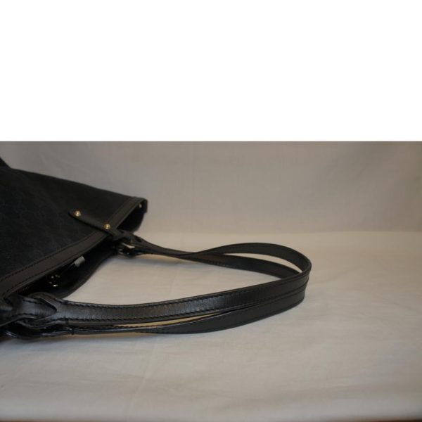 54604 4 Gucci GG Canvas Swing Tote Pouch Included Black