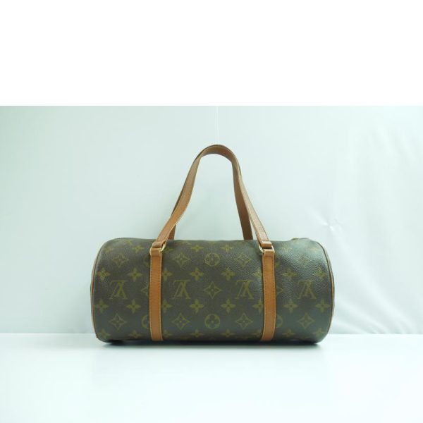 54640 2 Louis Vuitton Old Papillon 30 Handbag Monogram with Pouch