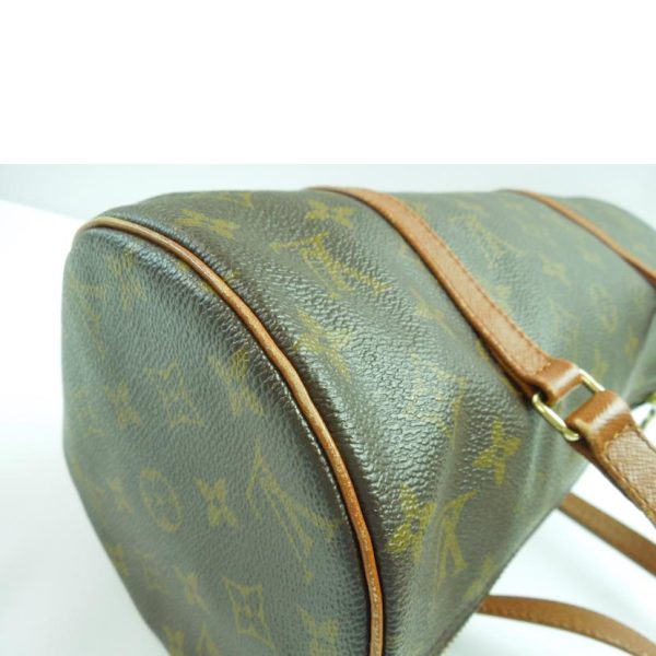 54640 7 Louis Vuitton Old Papillon 30 Handbag Monogram with Pouch