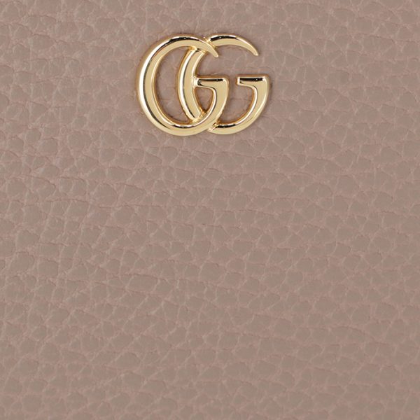 546588cao0g5729 3 GUCCI Petite Marmont L Shaped Wallet Beige