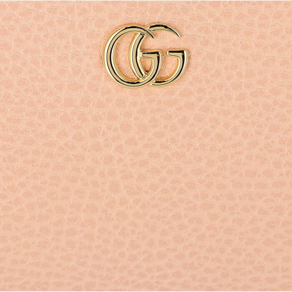 546588cao0g5909 3 GUCCI Petite Marmont L Shaped Wallet Pink