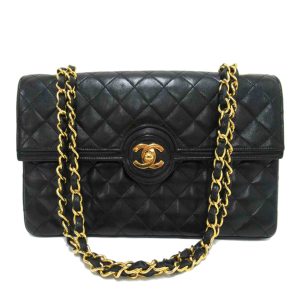 54720 1 Chanel Flap Bag Black