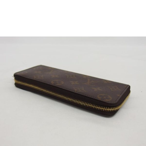 54731 3 Louis Vuitton Portefeuil Clemence Damier Wallet Rose Ballerine