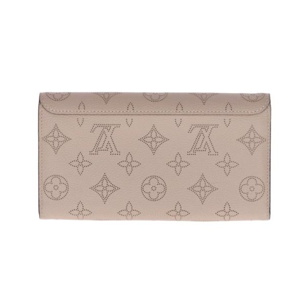 54775 2 Louis Vuitton Mahina Portefeuille Iris Wallet Brown