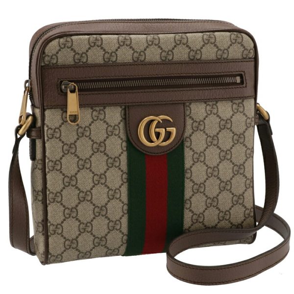 54792696iwt8745 GUCCI Ophidia GG Small Messenger Bag Beige Ebony