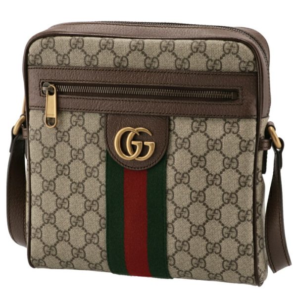 54792696iwt8745 1 GUCCI Ophidia GG Small Messenger Bag Beige Ebony