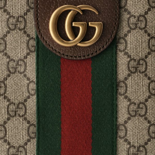 54792696iwt8745 4 GUCCI Ophidia GG Small Messenger Bag Beige Ebony