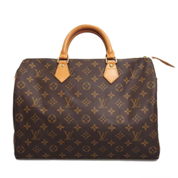 54798 1 Louis Vuitton Speedy 35 Bag Monogram Brown