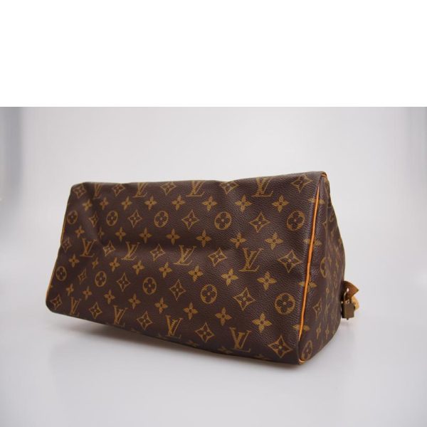 54798 3 Louis Vuitton Speedy 35 Bag Monogram Brown