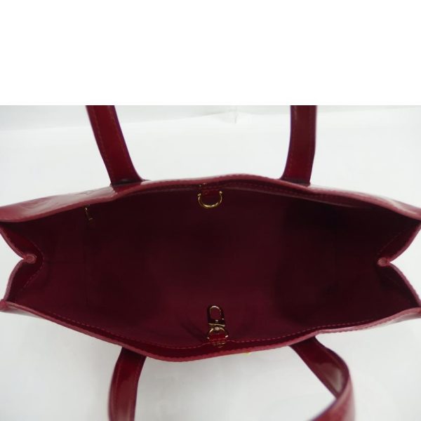 54809 4 Louis Vuitton Wilshire Vernis Handbag Red