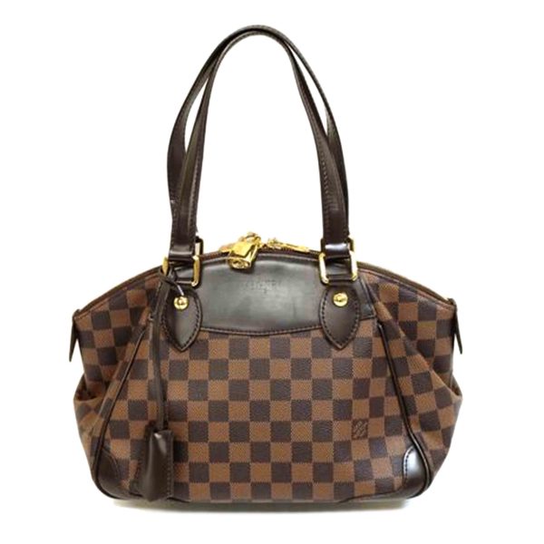 54812 1 Louis Vuitton Verona PM Damier Handbag Ebene Brown