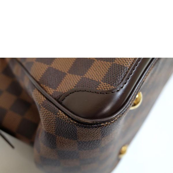 54812 7 Louis Vuitton Verona PM Damier Handbag Ebene Brown