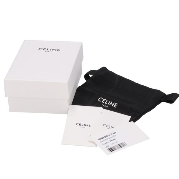 54839 10 Celine Small Strap Wallet Bicolor