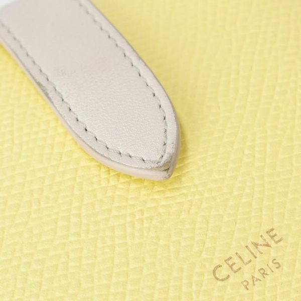 54839 6 Celine Small Strap Wallet Bicolor