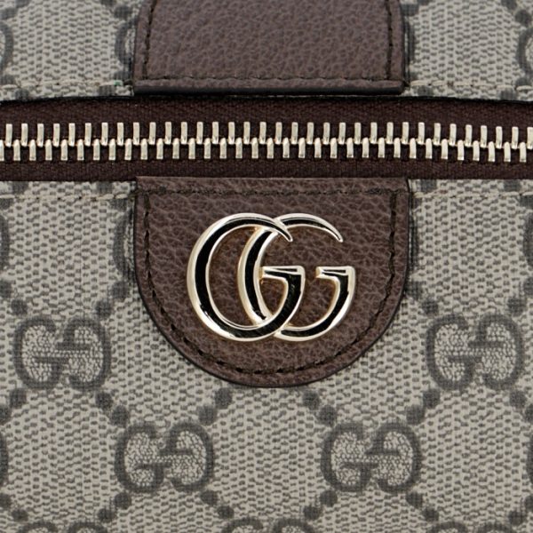 548393k5i5g8358 4 GUCCI Ophidia GG Cosmetic Case Beige Ebony