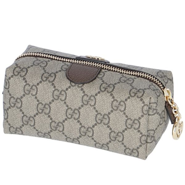 548394k5i5g8358 2 GUCCI Ophidia Small GG Cosmetic Case Beige Ebony