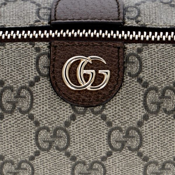 548394k5i5g8358 4 GUCCI Ophidia Small GG Cosmetic Case Beige Ebony