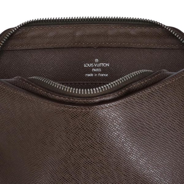 54847 7 Louis Vuitton Baikal Taiga Clutch Bag Grizzli Brown