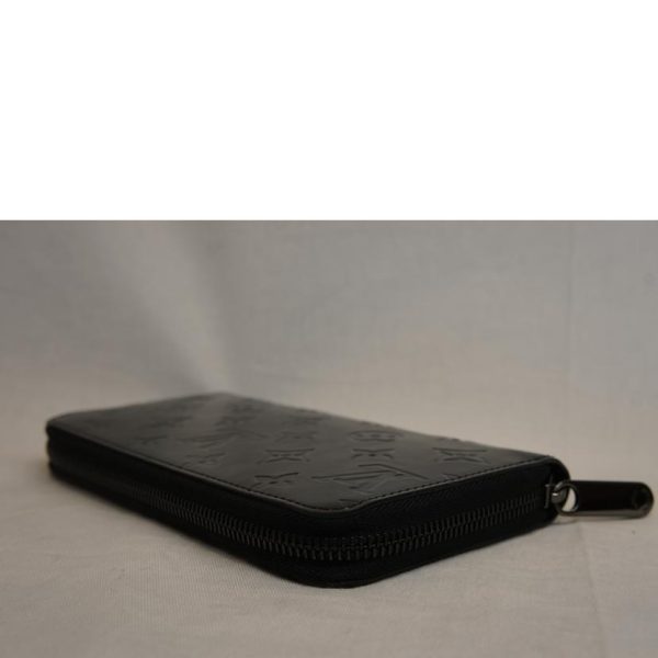 54850 3 Louis Vuitton Zippy Wallet Vernis Wallet Black