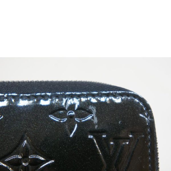 54850 8 Louis Vuitton Zippy Wallet Vernis Wallet Black